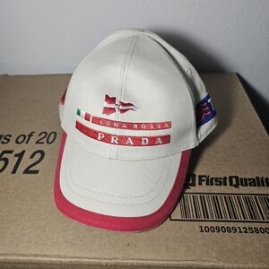 Pre owned PRADA LUNNA ROSSA hat 2003